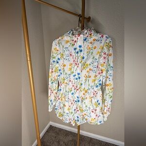Linda Anderson. Multicolor Floral Button Down Shirt